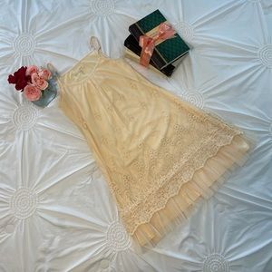 A’ Reve Ivory Lace Tulle Dress